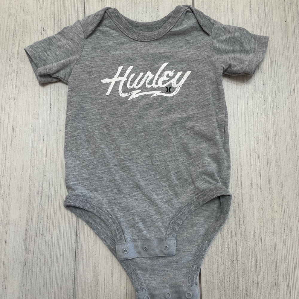 Hurley Gray Onesie (3-6 M)
